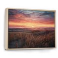 thumbnail image 2 of Designart "Sunrise Tranquility In The Prairies I" Prairies Floater Framed Wall Art Living Room, 2 of 5