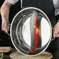 thumbnail image 4 of Marmite 28cm en Acier Inoxydable Divisée 30cm Compatible, 4 of 10