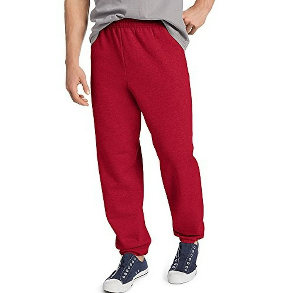 Hanes - Hanes ComfortBlend EcoSmart Men's Sweatpants_Deep Red_Large ...