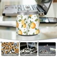 thumbnail image 6 of Yayeee Ashtray with Lid for Cigarette Smokeless Stainless Steel Home Ash Holder, White Watercolor Oranges, 6 of 7