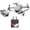 White, variant on Pyaiiner Drone with 1080P HD FPV 2 Cameras Wifi Foldable RC Quadcopter with 8 Fan Blades with Altitude Hold Headless Mode Start Speed Adjustment Toy for Kids Adults