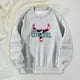 thumbnail image 1 of Sudadera de cuello redondo para mujer, ropa deportiva holgada, jersey de cuello redondo a la moda, sudaderas, ropa de calle para vacaciones deportivas M Yinane Sudaderas con cuello redondo, 1 of 8