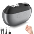 thumbnail image 3 of Portable Electric Nail Clipper, Autom Safety Nail Trimmer with Storage Case, Rechargeable Nail Cutter for Everyone, Safe Nail Care Manicure Tool for Home Travel Use,Gray, 3 of 6