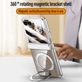 thumbnail image 3 of Designed for Motorola Razr 60 / Motorola Razr 2025 Case, Compatible with MagSafe, Built-in Kickstand & Screen Protector & Hinge Protection, Slim Protective Phone Case Cover, Black, 3 of 9