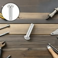 thumbnail image 1 of BESTYASH 2 Pcs Matériel de Remplacement Argenté pour Ressort de Chaise Hamac en Fer, 1 of 8