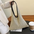 thumbnail image 6 of Jiibva Weave Shoulder Bag for Women Crossbody Bag Straw Shoulder Bag Bucket Handbags for Beach Holiday Shoulder Bags, 6 of 7