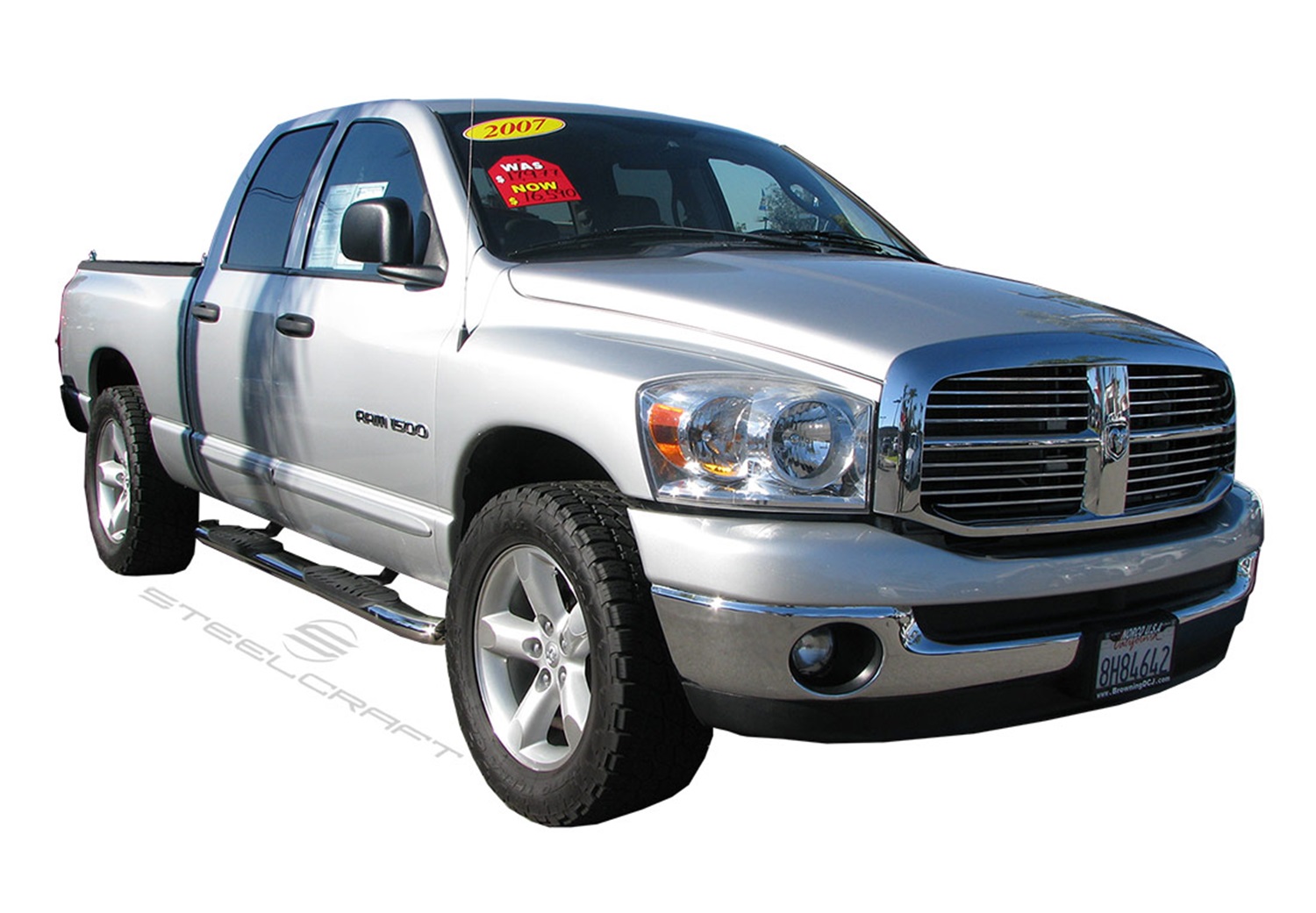 Steelcraft Automotive 420819P STC420819P 02-08 RAM 1500 / 03-09 2500/3500 QUAD CAB 5IN WIDESTEP PREMIUM OVAL SIDEBARS S/S
