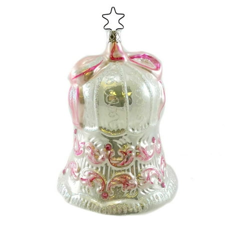 - Inge Glas BIRGITS BELL Blown Glass Wedding Ornament 233106