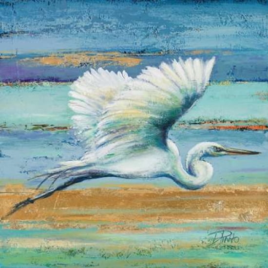 Great Egret I Canvas Art - Patricia Pinto(24X24)
