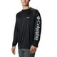 thumbnail image 4 of Columbia Terminal Tackle - Camiseta de manga larga para hombre, logotipo negro/gris frío, extragrande Columbia 138826, 4 of 9