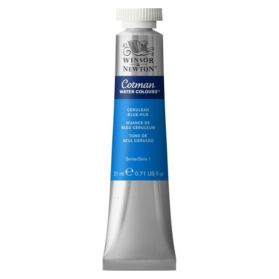Winsor & Newton Cotman Watercolor, 21ml Tube, Cerulean Blue Hue