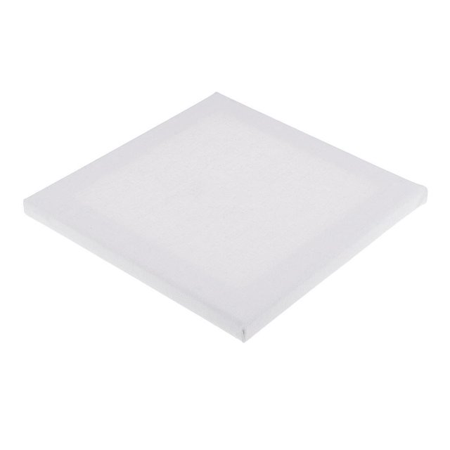 Matsuzay White Blank Canvas Board Wooden Frame Painting For Oil Acrylic cartulina 20x20x1.6 cm