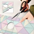 thumbnail image 6 of Yayeee Faucet Mat for Kitchen Sink 30" Diatomite Long Splash Guard Pad, Purple Geometric, 2 Pack, 6 of 7