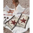 thumbnail image 5 of Waterproof Outdoor Throw Pillows with Inserts 12"x20", Texas Star Red Soft Decorative Pillowcases for Couch Bedroom, Farmhouse Berry Wooden Vintage Pillow Covers for Sofa Living Room, 5 of 8