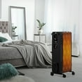 thumbnail image 2 of Costway 1500W Oil-Filled Heater Portable Radiator Space Heater w/Adjustable Thermostat Black, 2 of 10