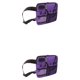 thumbnail image 4 of Guardurnaity Bolso durable de la cintura de la enfermera del paño con el almacenamiento y la organización multifuncionales de moda púrpura 2Conjunto, 4 of 6