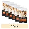 (6 pack) Purina Pro Plan Complete Essentials Shredded Blend Salmon and Rice Formula Adult High Protein Cat Food