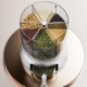 thumbnail image 3 of Dispensador de arroz con tapa, cubo dispensador grande de 6 compartimentos, contenedor de granos, cubo dispensador de cereales para , maíz, soja, Blanco Baoblaze Dispensador de arroz, 3 of 8