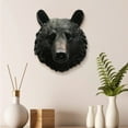 thumbnail image 5 of Resin Animal Wall Decor under $5! Yannianjz Resin Animal Head Wall Mount, Wolf Leopard Bear Bust Sculpture, Home Decor Wall Art for Living Room and Bar, 5 of 6
