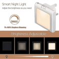 thumbnail image 4 of Dimmable Night Light, Led Nightlights Plug In Wall, Stepless Dimming, Brightness Adjustable For Kids, Baby, Bedroom, Bathroom, Hallway, Stair, Kitchen, 4 of 5