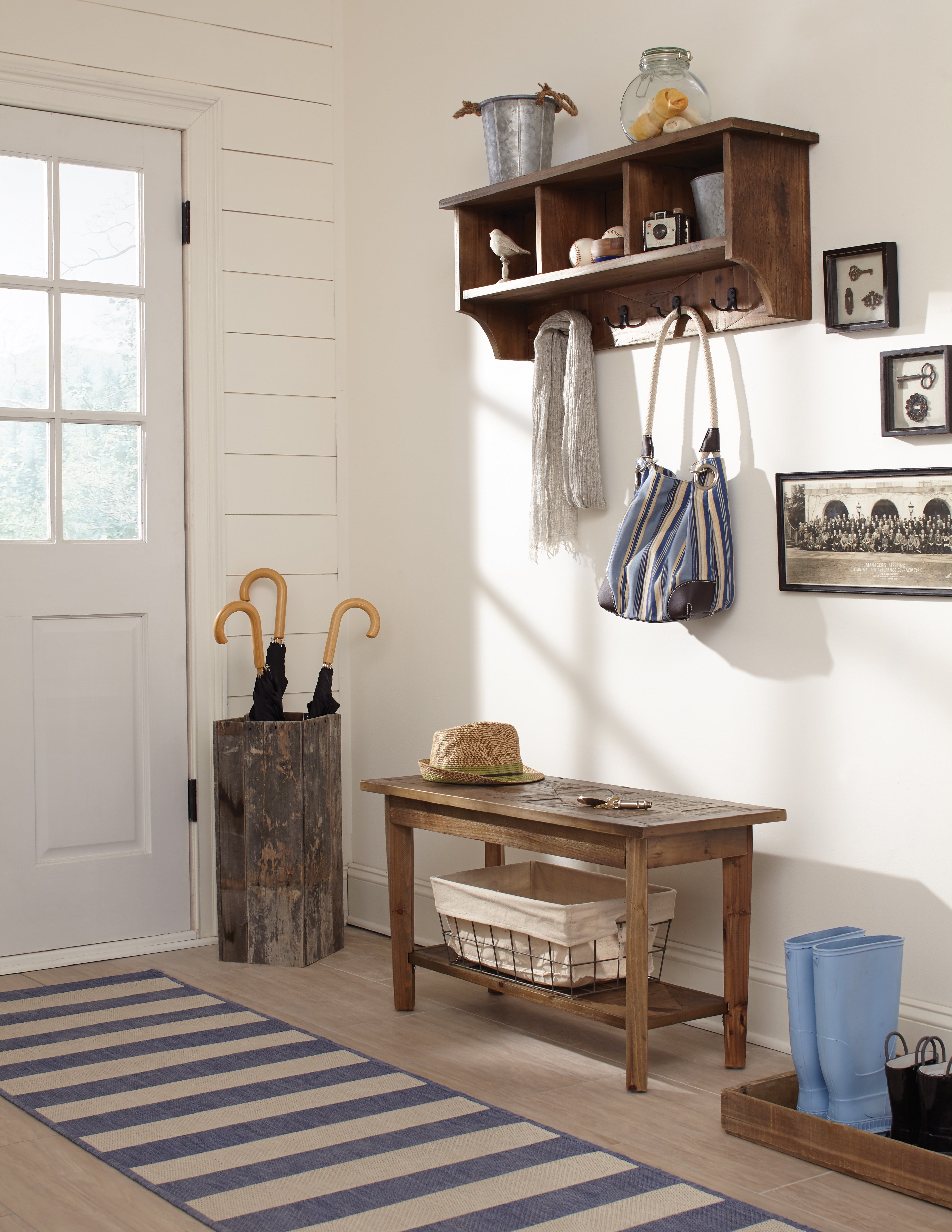 Revive Storage Coat Hook with Bench Set