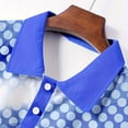 thumbnail image 6 of BRGZLK Mens Golf Shirts Summer 2026 Short Sleeve Turn-Down Collar Button-Down Lightweight Breathable Moisture Wicking Casual Pullover Shirts Blue L, 6 of 6