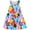 Blue watermelon, variant on WIBACKER Toddler Girls Floral Summer Beach Sleeveless Dress Birthday Sundress Everyday Dresses for Kids