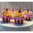 thumbnail image 2 of DEZICAKES Fake Cupcakes Candy Land Fake Cupcakes Faux Set of 3 Prop Decoration Dezicakes Fake Food- Fake Cake- Home Decoration, 2 of 7