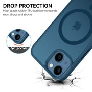 GAOBAO for iPhone 12 Mini/13 Mini Case, Magnetic Phone Case Compatible with MagSafe Shockproof Translucent Slim Protective Cover 5.4
