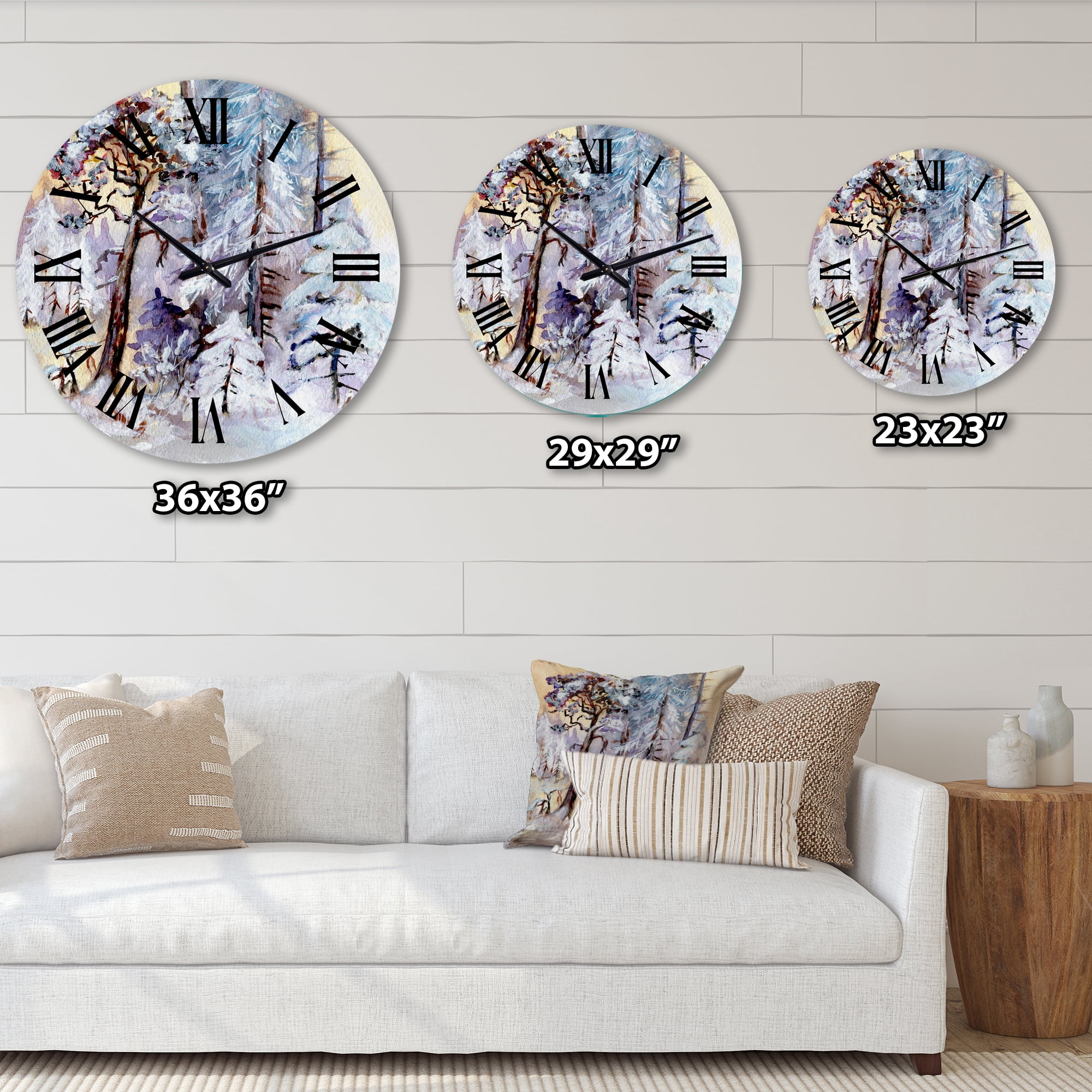 Designart 1 in Wall Clock