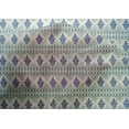 thumbnail image 4 of oneOone Cotton Silk Fabric Diamond & Paisley Block Printed Fabric 1 Yard 42 Inch Wide, 4 of 4