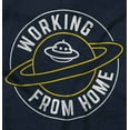 thumbnail image 2 of Working From Home Quarantine UFO Zip Up Hoodie Men's Women's Brisco Brands L, 2 of 6