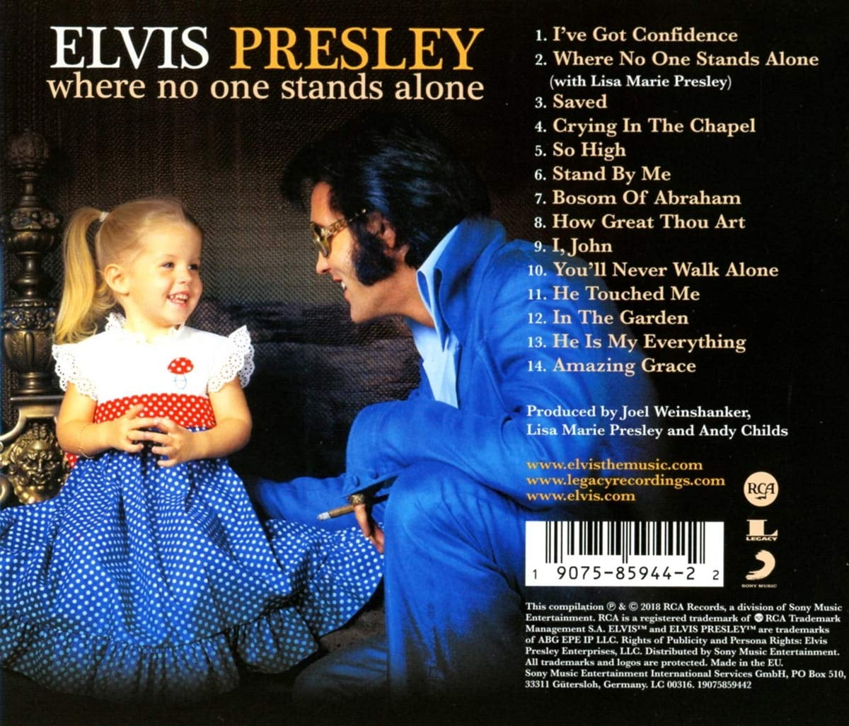 Elvis Presley Where No One Stands Alone Pink Vinyl LP NEW Gospel LIMITED ED 