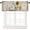 Orange29asg9616, variant on Summer Kitchen Curtain Valance Living Room Valance for Windows Summer Watercolor Ocean Shells Coral Gray Plaid Valance Curtains Short Rod Pocket Window Valance for Bedroom, 54"x18"