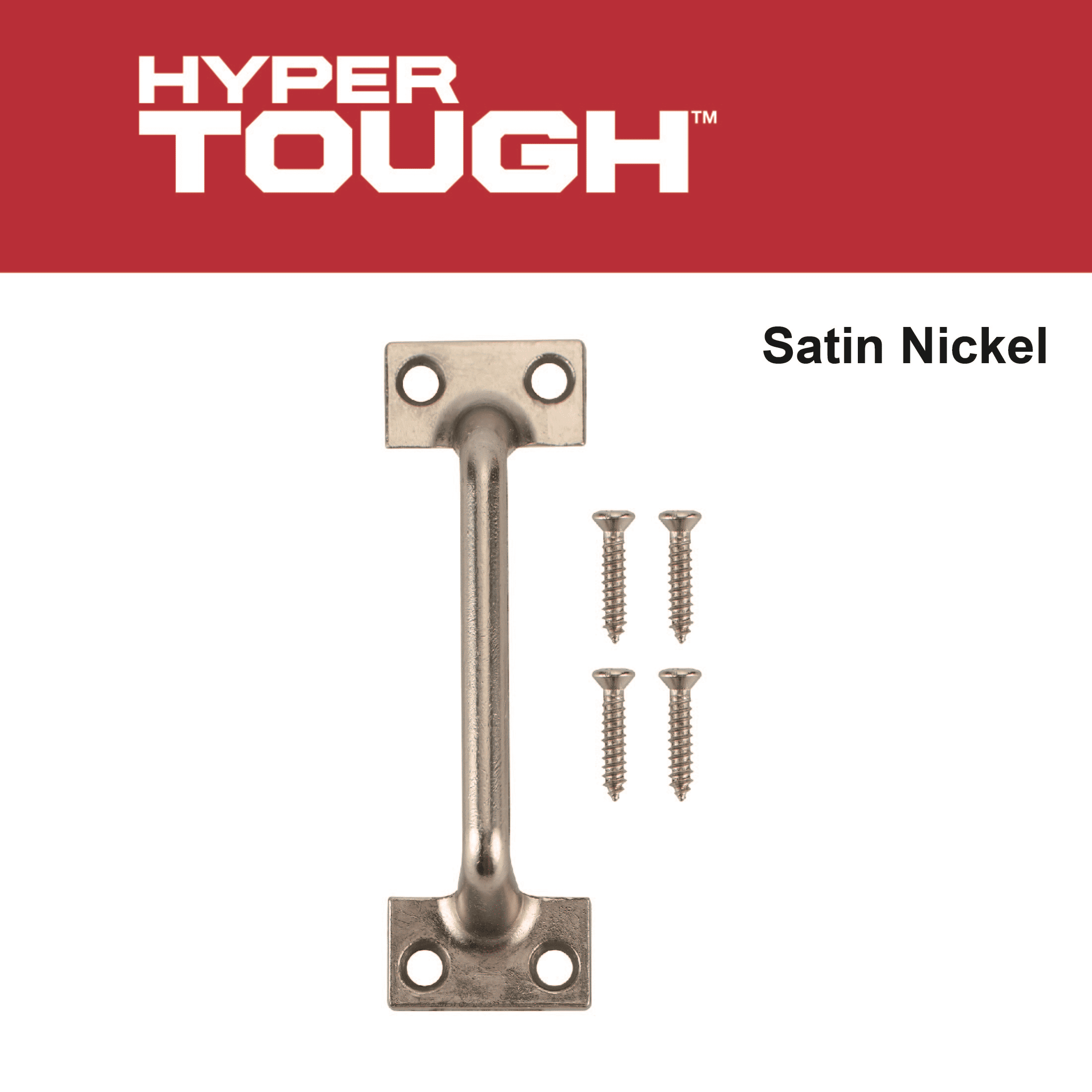 Hyper Tough Satin Nickel Finish Window Sash Lift Pull