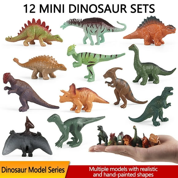 Big Savings! 12PC Colorful Simulation Dinosaur Mini Animals And Small Animals Suit Model Ornaments Clearance Sales Today Deals Prime