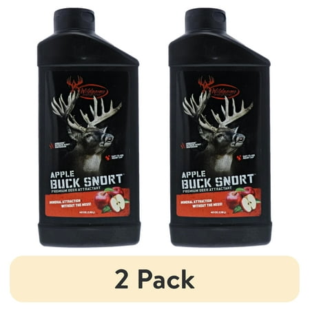 (2 pack) Wildgame Innovations Buck Snort Apple Squeeze Liquid Deer Attractant 40 Ounces WLD460