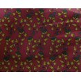thumbnail image 4 of oneOone Georgette Viscose Fabric Leaves & Floral Block Print Fabric BTY 42 Inch Wide, 4 of 5