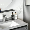 thumbnail image 6 of Kusmil Glass Soap Dispenser Set, Contains Hand Soap and Dish Soap Dispenser(Black & White), 6 of 8