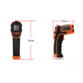 thumbnail image 5 of Infrared Thermometer, Digital Laser Temperature Gun, -50°C ~ 590°C, Non-Human Body Thermometer, for Cooking/Freezer, 5 of 5