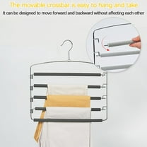 Mouliraty Multi-layer Pants Rack Foam Five-layer Pants Hanging Space Traceless Pants Hanger