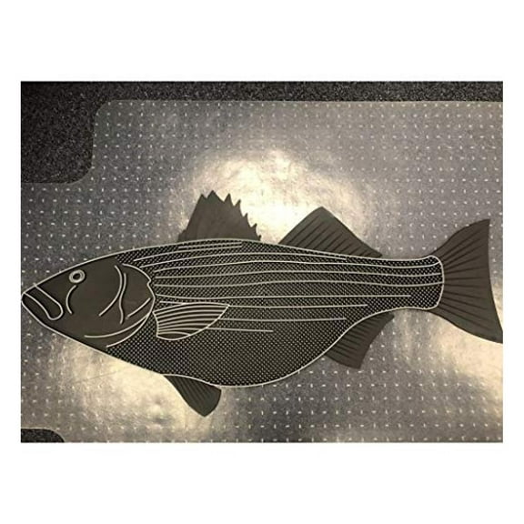 Door Mat Striped Bass Fish for Dock Or Boat