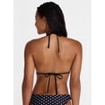 thumbnail image 3 of No Boundaries Reversible Polka Dot Triangle Bikini Top, Women's XXS-XXL, 3 of 5