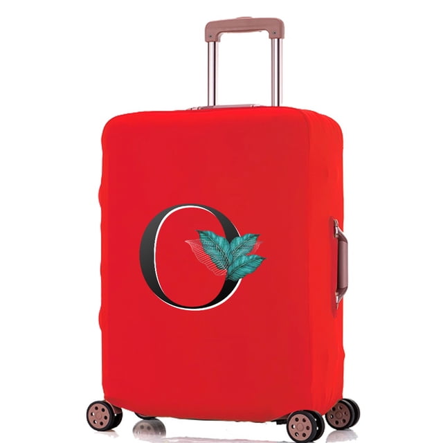 Travel Luggage Covers Suitcase Cover Protector Reusable for Washable 18-32inch Leaf Printed Pattern Series Travel Accessories 8leaf O L