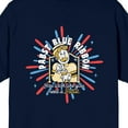 thumbnail image 4 of Pabst Blue Ribbon Since 1844 Men's Navy Blue Short Sleeve Tee, 4 of 5