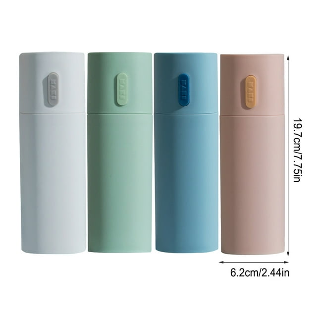 Langgg PP Silicone Tooth Brush Storage Box Dustproof Nonslip Replacement Bathroom Toothbrush Toothpaste Case Container Organizer White Pink