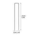 thumbnail image 3 of Galvanized U-Shaped Garden Nails for Artificial Grass, Landscape Fabric, and Plastic Film - Rust-Resistant Steel Wire Ground Stakes with Washers, 3 of 6