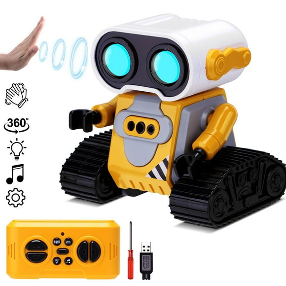 kkbbma RC Robot Toy Big Deals - RC Robot Toy Remote Control Robot Gesture Sensing Smart Robot For Kids Age 3 4 5 6 7 8 12 Year Old Girls Xmas Gifts Present