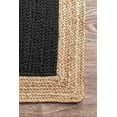 thumbnail image 3 of 2.6x16 Ft Black Jute Area Rug, Hand-Woven, Reversible, Farmhouse Boho Style, Durable & Pet-Friendly Rug for Living Room, Dining Room, and Bedroom, 3 of 4