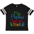 thumbnail image 3 of Inktastic My Papaw Loves Me Boys or Girls Toddler T-Shirt, 3 of 5